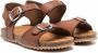 Pépé Kids Joyce sandalen met dubbele gesp Bruin - Thumbnail 1
