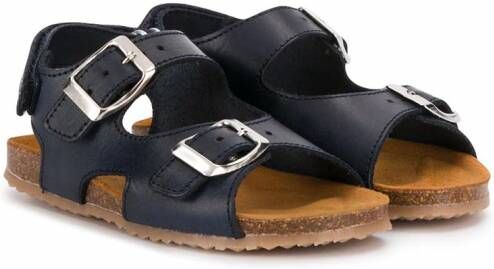 Pépé Kids Sandalen met dubbele gesp Blauw