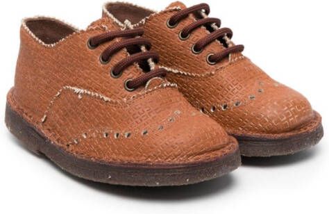 Pèpè Leren brogues Bruin