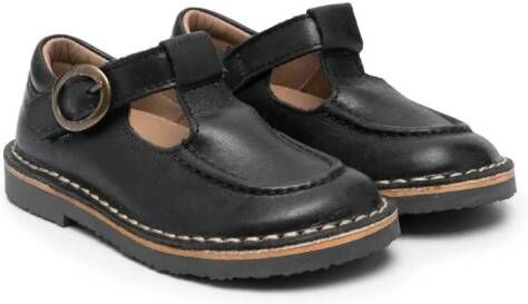 Pèpè Leren loafers Zwart