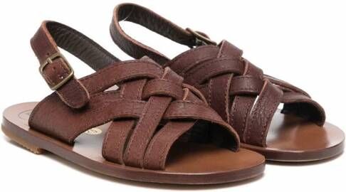 Pèpè Leren sandalen Bruin