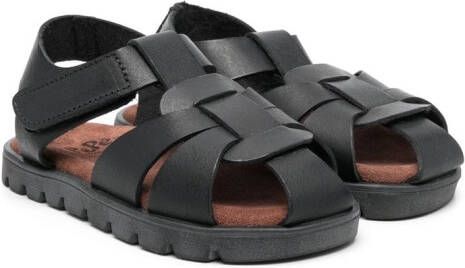 Pèpè Leren sandalen Zwart