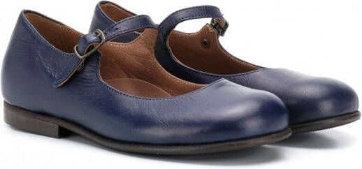 Pèpè Mary-Jane ballerina's met gesp Blauw