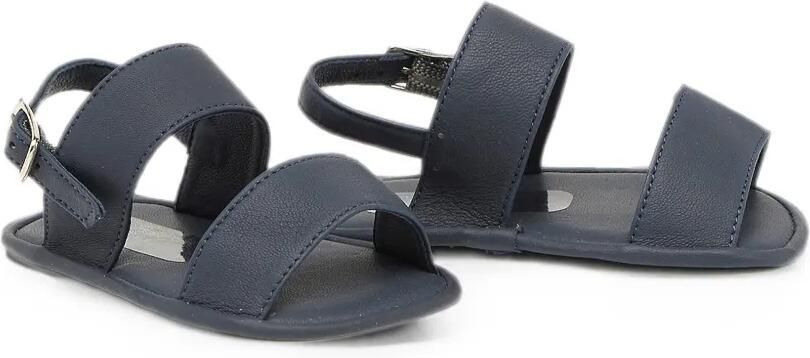 Pèpè Andrew leren sandalen met gespsluiting Blauw