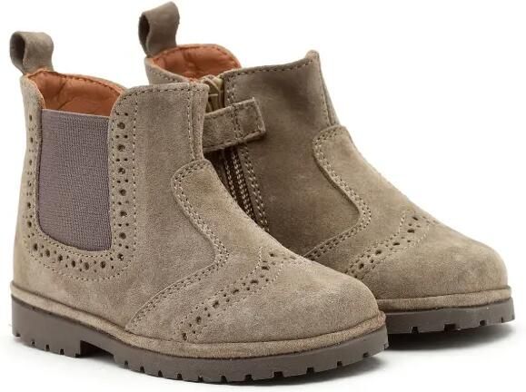 Pèpè August enkellaarzen Beige