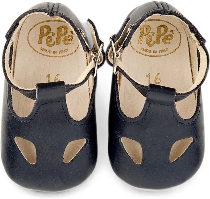 Pèpè Babyschoentjes met T-bandje en uitgesneden details Blauw - Foto 2
