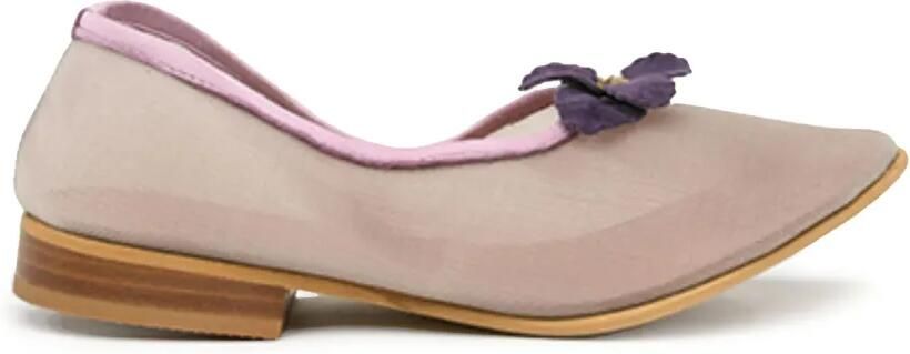 Pèpè Ballerina's met bloe patch Beige - Foto 3