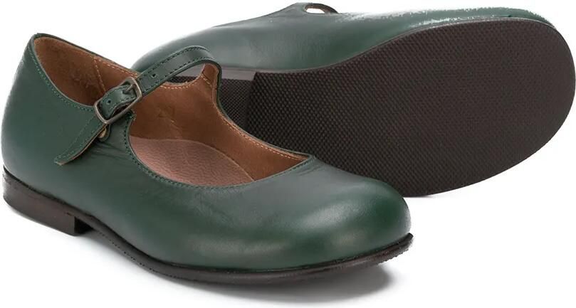 Pèpè Ballerina's met gesp Groen