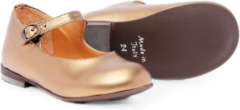 Pèpè Ballerina's met gespsluiting Goud - Foto 3