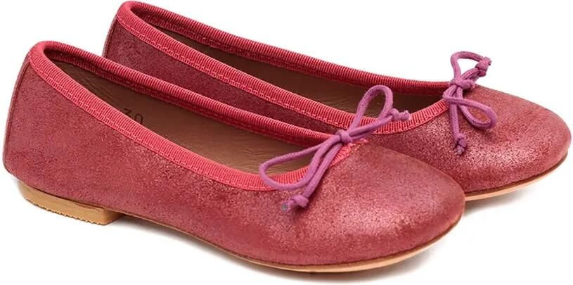 Pèpè Ballerina's met glitters en strik Roze