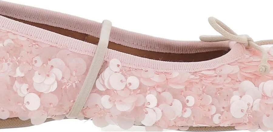 Pèpè Ballerina's met pailletten en ronde neus Roze - Foto 2