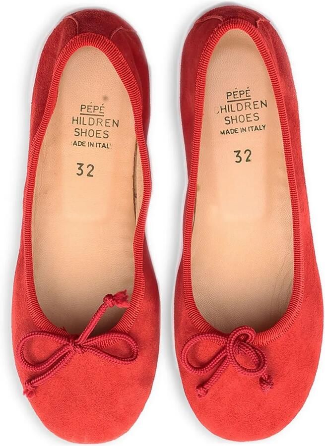 Pèpè Ballerina's met strikdetail Rood - Foto 2