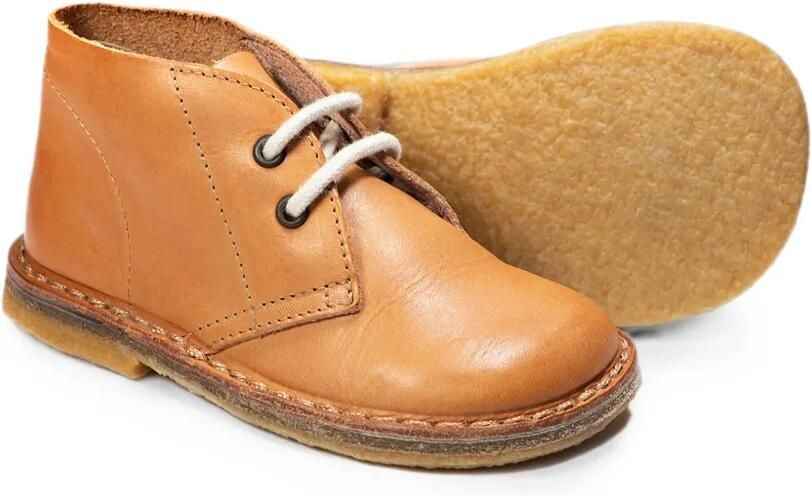 Pèpè Bobby leren desert boots met veters Beige - Foto 3