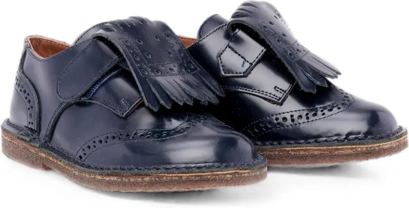 Pèpè Brogues met franje Blauw