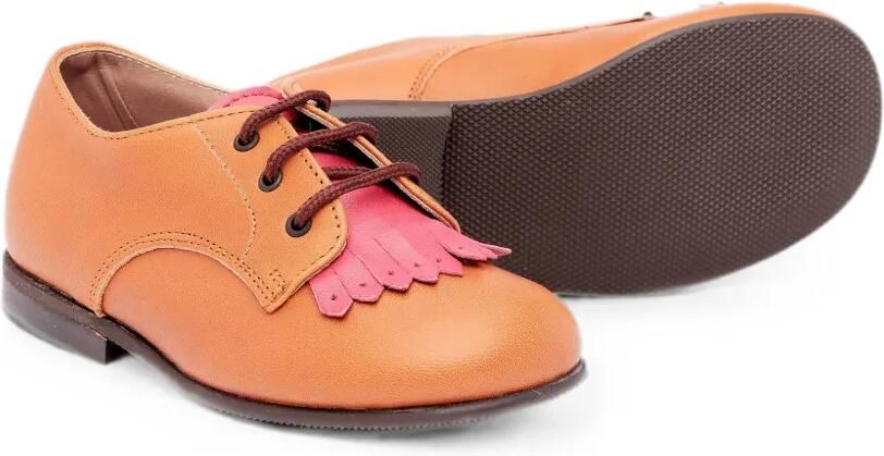 Pèpè Brogues met franje en veters Oranje - Foto 3