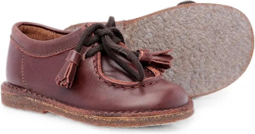 Pèpè Brogues met kwastdetail en veters Bruin - Foto 3