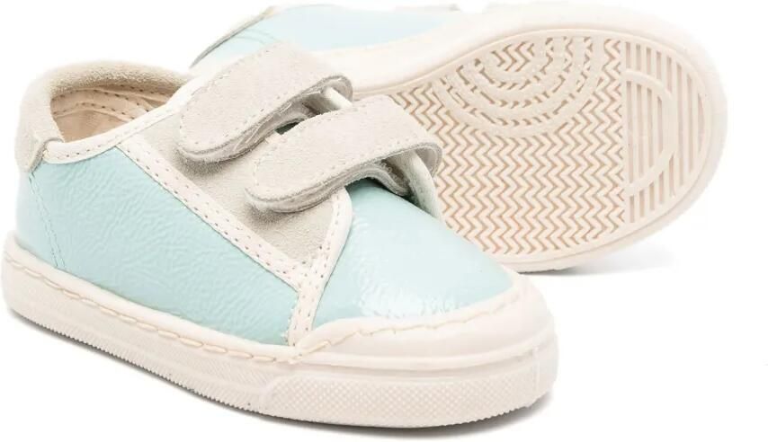 Pèpè Dino leren sneakers Blauw