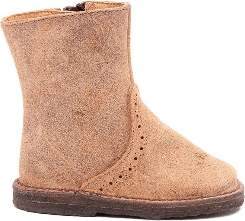 Pèpè Dylan brogue laarzen met ritsdetail Beige - Foto 3