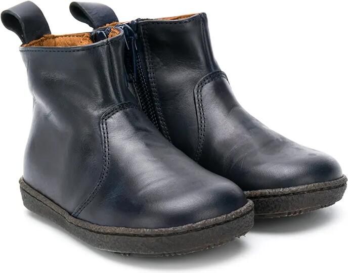 Pèpè Enkellaarzen met rits Blauw