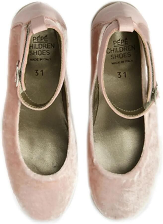 Pèpè Fluwelen ballerina's Roze - Foto 2