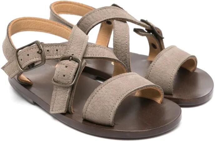 Pèpè Guido nubuck sandalen Grijs