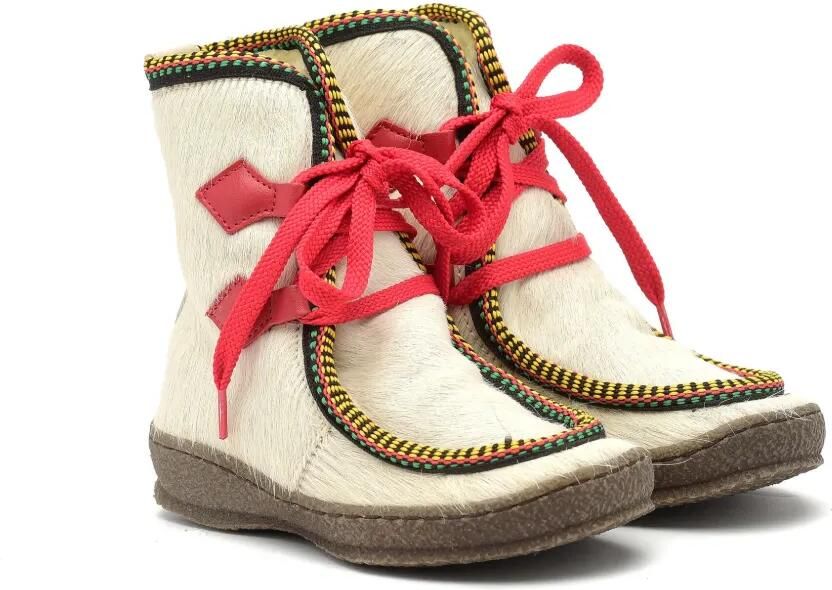 Pèpè Heidi enkellaarzen Beige