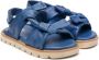 Pépé Kids Giulia leren sandalen Blauw - Thumbnail 1