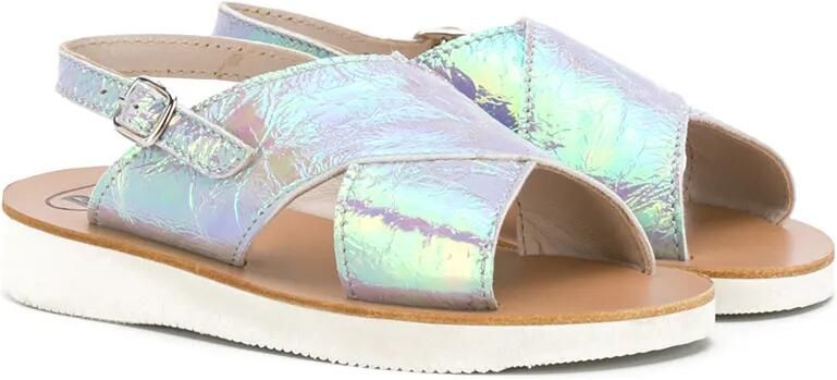 Pépé Kids Holografische sandalen Paars