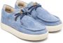 Pépé Kids Mali loafers met spijkerstof design Blauw - Thumbnail 1