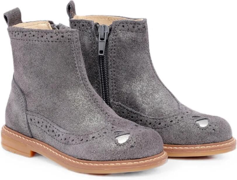 Pèpè Laarzen met brogue-detail Grijs