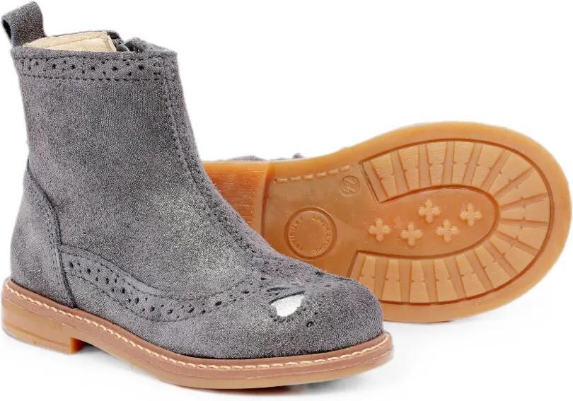 Pèpè Laarzen met brogue-detail Grijs - Foto 3