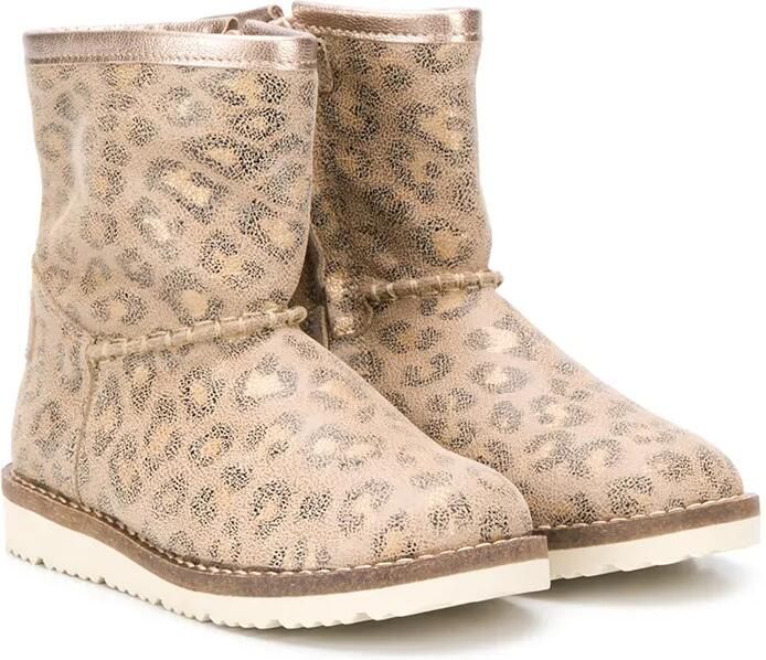 Pèpè Laarzen met luipaardprint Beige