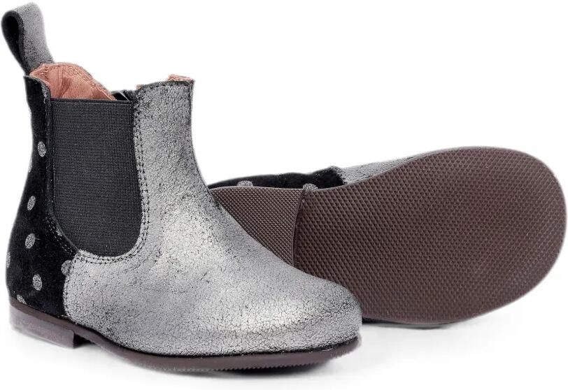 Pèpè Laarzen met metallic-effect en stippen Zilver - Foto 2