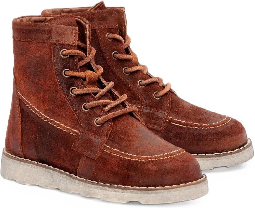 Pèpè lace-up goat-skin boots Bruin