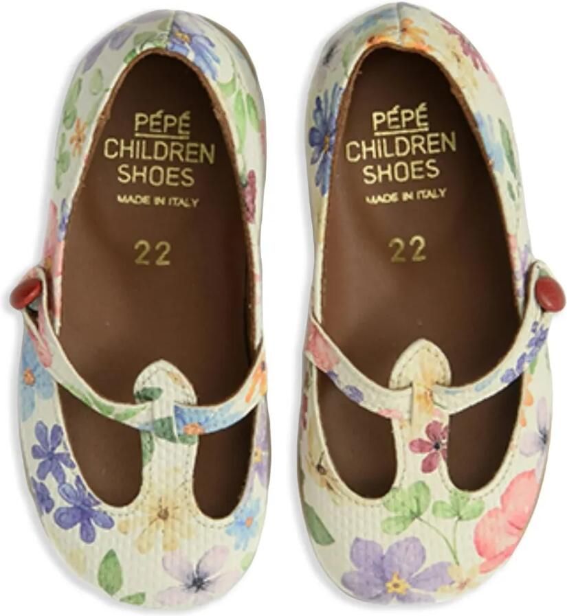 Pèpè Leren ballerina's Beige - Foto 2