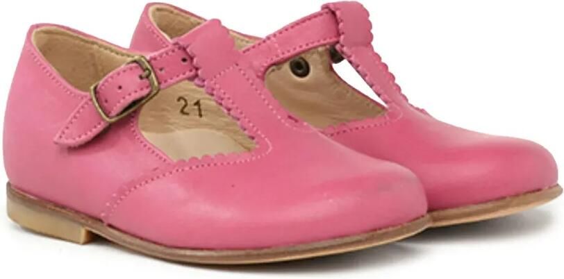 Pèpè Leren ballerina's Roze