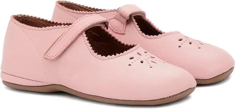 Pèpè Leren ballerina's Roze