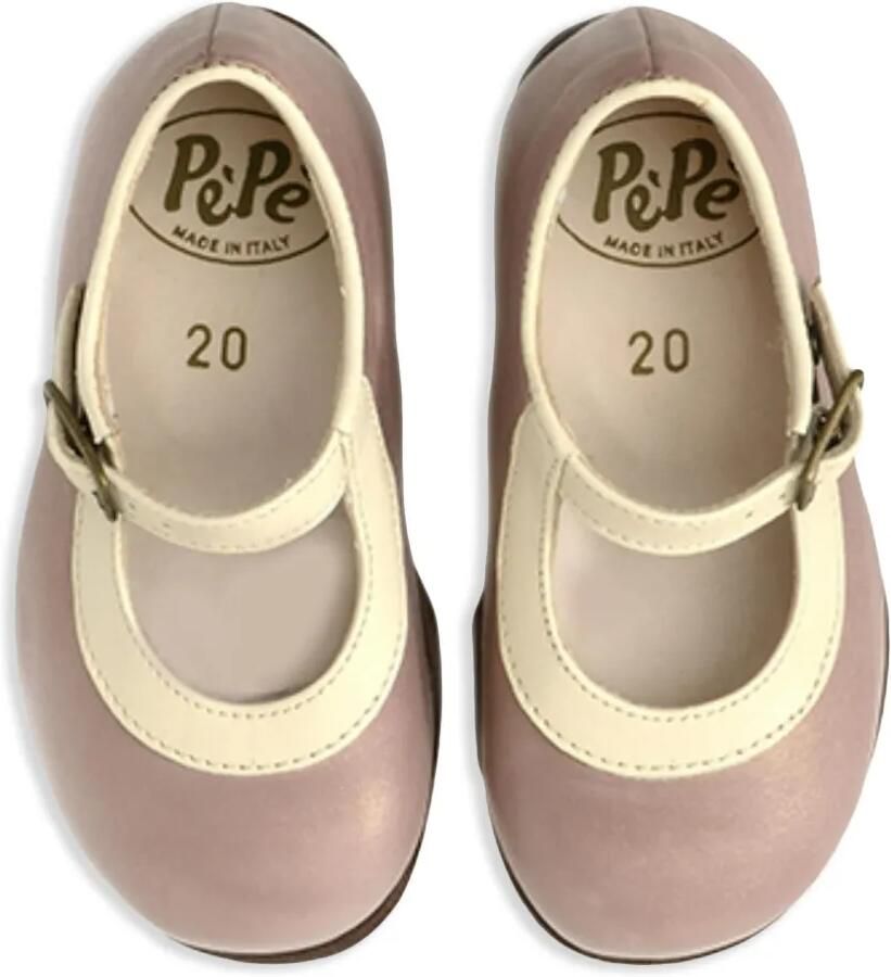 Pèpè Leren ballerina's Roze - Foto 2
