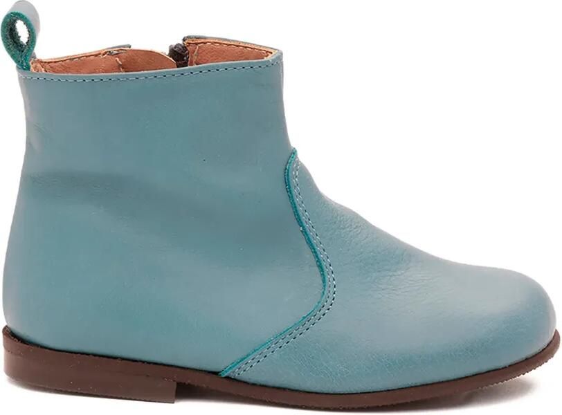 Pèpè Leren enkellaarzen Blauw