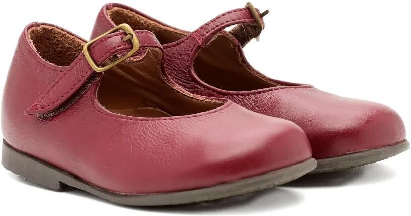 Pèpè Leren Mary Jane schoenen Rood