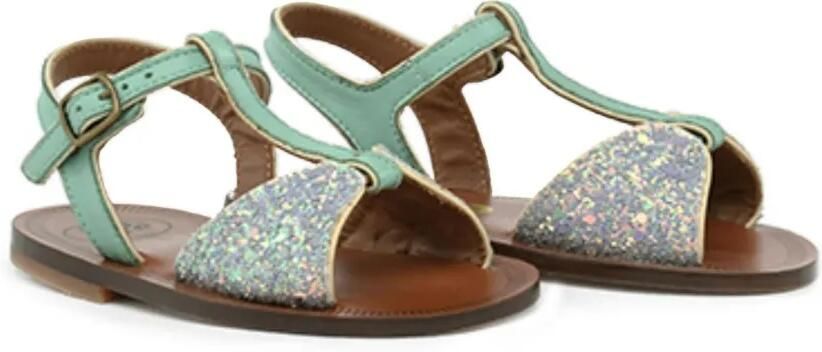 Pèpè Leren sandalen Blauw