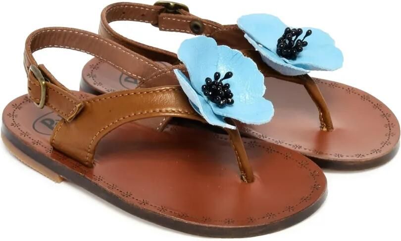 Pèpè Leren sandalen Bruin