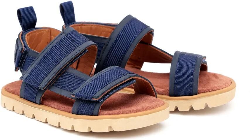 Pèpè Leren sandalen met bandjes Blauw