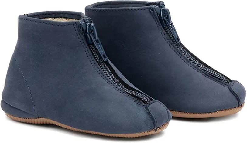 Pèpè Leren schoenen met rits Blauw