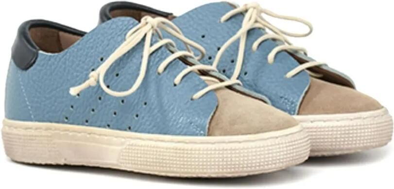 Pèpè Leren sneakers Blauw