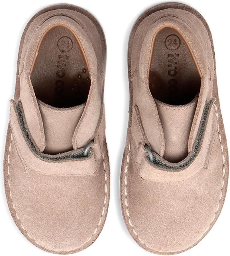 Pèpè Leren sneakers met bandjes Beige - Foto 2