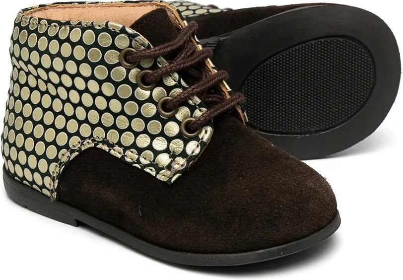 Pèpè Metallic veterlaarzen Bruin - Foto 3