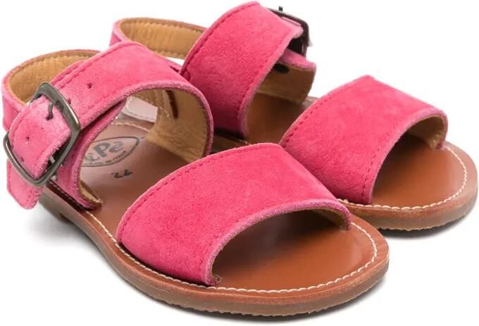 Pèpè Nico suède sandalen Roze