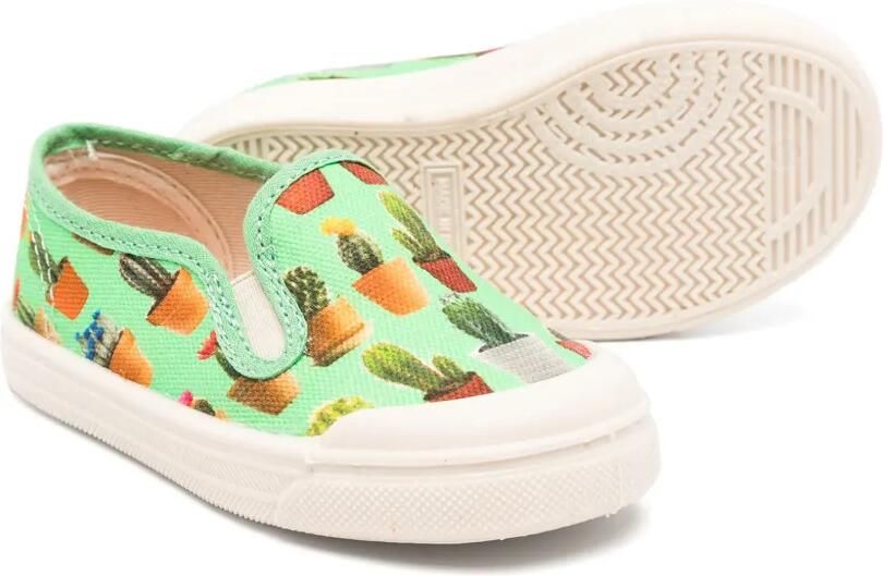 Pèpè Noah sneakers met cactusprint Groen - Foto 3