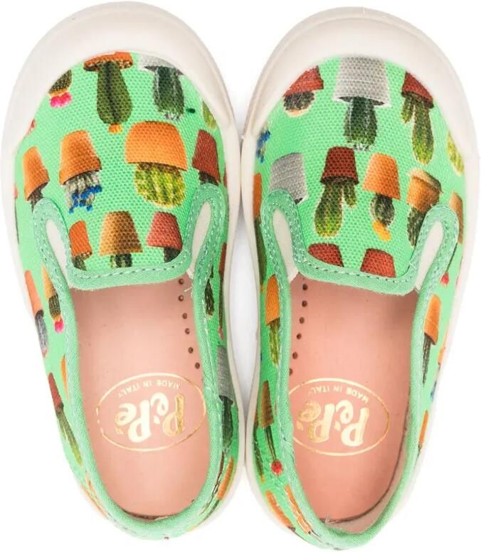 Pèpè Noah sneakers met cactusprint Groen - Foto 2